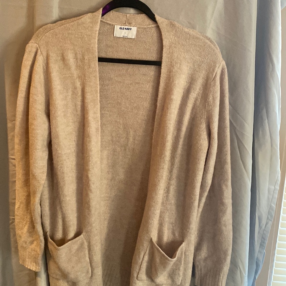 Very light pink cardigan